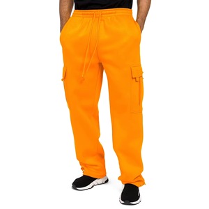 Pantalon de jogging ample et droit en molleton de coton brodé pour homme, avec cordon de serrage, OEM, décontracté, pour la gym, le yoga, le sport, style cargo baggy - Product Image 6