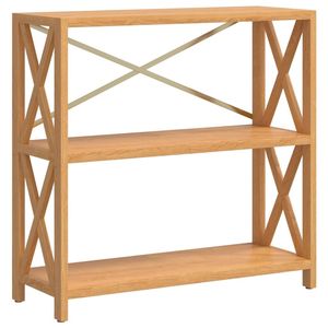 Étagère à 3 niveaux en bois de chêne massif de 31.5 \ "x 11,8 \" x 30,7 \ "pour le rangement dans le garage - Product Image 2