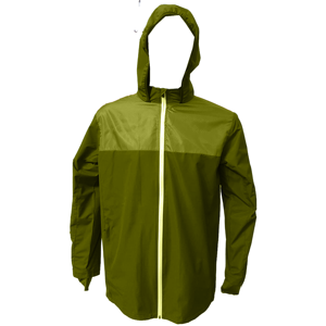 Veste à capuche zippée pour homme, couleur unie, imperméable, décontractée, pour le printemps, coupe classique, polyester, manches longues - Product Image 4