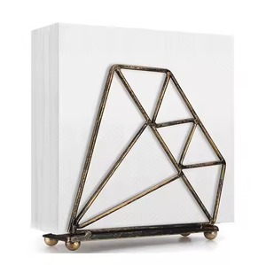 Table Decor Metal Napkin Stand For Dining Table And <b>Kitchen</b> Modern <b>Tissue</b> <b>Holder</b> For Home Office And Restaurant - Product Image 3