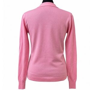 A | Suéter Cárdigan Universitario de Invierno KA Rosa para Mujer, Estilo Griego, Venta al por Mayor OEM/ODM, Tejido Acrílico y Algodón, Colores Personalizables - Product Image 3
