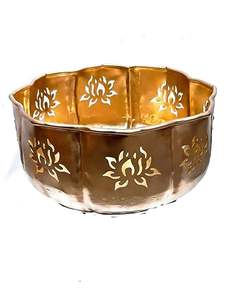 Urli Pulido al por Mayor para Regalo de Diwali, Bolsa de Regalo Corporativa, Regalo de Inauguración de Casa, Urli con Flores, Regalo de Boda - Product Image 3