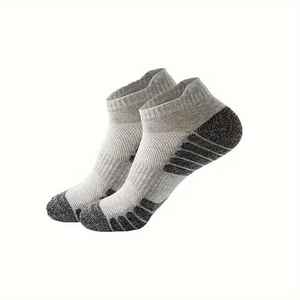 Chaussettes de sport en coton 100 % personnalisées pour hommes, style décontracté de haute qualité, pour le football, le baseball, la saison d'automne - Product Image 3