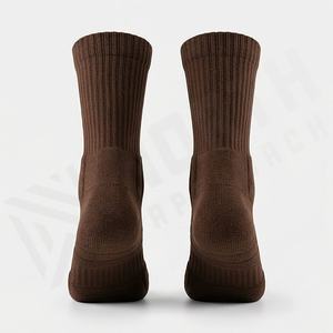 Custom Breathable Sports <b>Socks</b> Crew Running Wholesale Performance Durable <b>Soft</b> Gym Workout Customized Color Fit Pairs Wear - Product Image 2