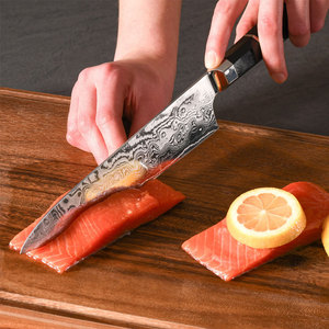 Couteau de chef en acier Damas fait main pour la cuisine, couteau de cuisson professionnel avec lame durable et poignée confortable - Product Image 3