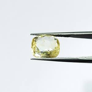 Zafiro amarillo natural de 7,24 quilates, corte cojín, de Sri Lanka, piedras sueltas para la fabricación de joyas y anillos YSCN-06 - Product Image 4