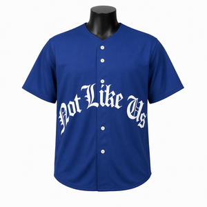 Custom Baseball Jersey Men Sublimation Team Uniform <b>Button</b> Down Sports <b>Shirt</b> OEM Manufacturer - Product Image 1