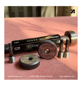 Jauges annulaires de filetage BSF GO/NOGO à pas fin, jauges annulaires de filetage Whitworth BSF, jauges de filetage externe pour vis, outils de mesure et de calibrage BSF - Product Image 5