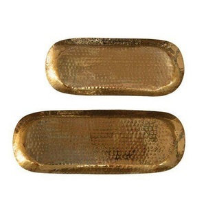 New Design Customized Stainless Steel <b>Silver</b> Gold Tray Metal Hotel Restaurant Tea <b>Coffee</b> Fruit Tray Serving Tray - Product Image 3