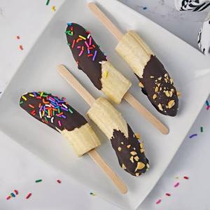 Bouchées de banane glacées au chocolat OEM, dessert aux fruits surgelés de qualité supérieure pour supermarchés et détaillants - Product Image 1