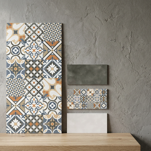 Azulejos de Pared de Cerámica Rústica de Diseño Italiano 2x4, 60x120 cm, Aspecto de Mármol Acuático Fluido, Azulejos de Porcelana Mate para Piso, 600x1200 mm - Product Image 6