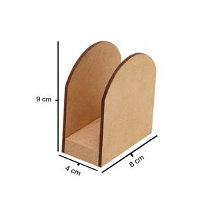 Porte-serviettes élégant en bois et métal pour cuisine moderne, table à manger, bar à domicile, café - Design durable et fonctionnel, fait main - Product Image 2