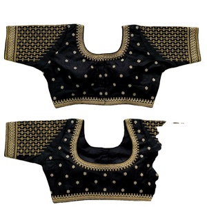 เสื้อปักเพชรผ้าไหมมิลานสำหรับนักออกแบบชาวอินเดีย - Product Image 2