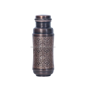 Botella de agua de cobre ecológica hecha a mano, diseño a prueba de fugas para la salud y el bienestar del agua hirviendo - Product Image 2