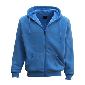 Sweat-shirts d'hiver en molleton de coton éponge pour hommes, taille plus, lavables en machine, avec fermeture éclair et logo et design personnalisés de GLOVES City - Product Image 2