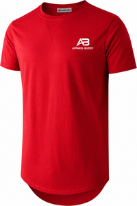 Camiseta de Manga Corta para Hombre, Marca AMY, 100% Algodón, Casual, Sólida, Transpirable, Corte Regular, Personalizable con Logotipo Bordado en la Parte Delantera, Venta al Por Mayor - Product Image 4