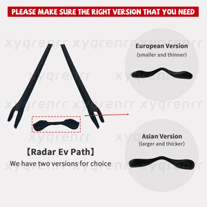Calcetines de goma de repuesto Xyqrenrr + pieza de nariz para <span class=keywords><strong>Oakley</strong></span> Ra-dar Ev Pa-th OO9208-Elección múltiple - Product Image 4