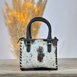 Bolsos de Mano de Cuero Genuino de Vaca para Mujer, Estilo Western, Pequeños y Elegantes, Diseño Personalizado, Bolsos de Hombro para Viaje - Product Image 3