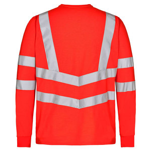 Customized Design Breathable Construction Uniform T-<b>Shirts</b> Long Sleeve Hi Vis Reflective Road Safety T-<b>Shirt</b> for Men - Product Image 6