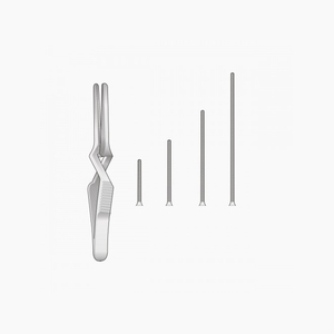 Cardiothoracic Vascular Surgery Atraumatic Bulldog Clamp Stainless Steel Cross Action Spring Handle Reusable CE OEM - Product Image 3