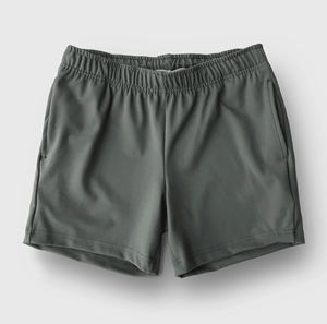 Swimming Shorts <b>Elastic</b> Waist Shorts OEM Woven Mid Waist Vintage Breathable Eco-Friendly Men's Beach Shorts Side Pockets Shorts - Product Image 5