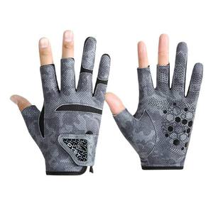 Guantes de Pesca para Hombre con Logotipo Personalizado al por Mayor, Últimos Modelos, Protección Solar, Transpirables, Ligeros, Suaves, sin Dedos, para Pesca con Caña - Product Image 3
