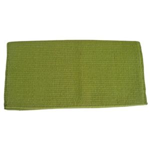 Couverture de selle en laine de Nouvelle-Zélande verte unie, tapis de selle western doux, respirant et durable pour l'équitation - Product Image 1