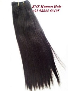 Vierge Remy Cheveux Raides Trame Doux Cru Indien Unique Donateur Bundles Sans Chimique et Sans Enchevêtrement Extensions de Cheveux Humains - Product Image 3
