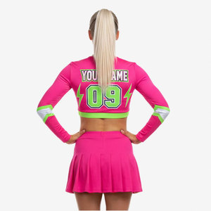 Shorts d'uniforme de cheerleading pour filles adultes OEM, vêtements de sport, uniformes d'entraînement par sublimation, tenues de cheerleading pour tournois et matchs - Product Image 3