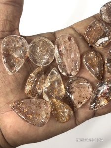 Quartz naturel de jardin AAA, cabochon, pierres précieuses en vrac, formes variées, 20-30 mm, livraison rapide, commandes personnalisées - Product Image 4