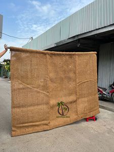 Outdoor Patio Coconut Fiber Curtain Solid Bohemian Style Fixed Panel Woven Sunshade Eco-Friendly High Shading 70-90% - Product Image 4
