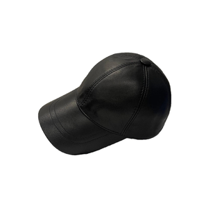 Premium Unisex Genuine Leather Baseball <b>Cap</b> Retro Real Cowhide Winter Leather Sport <b>Hat</b> - Product Image 4
