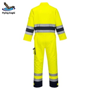 Combinaisons de travail respirantes, antistatiques, réfléchissantes, en coton, haute visibilité, vêtements de protection durables - Product Image 3