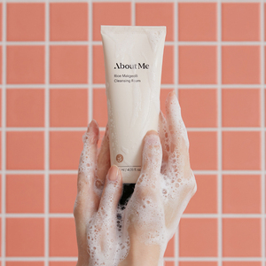 [About Me] Limpiador Facial Hidratante Vegano con Fórmula de Arroz Makgeolli para una Eliminación Efectiva del Protector Solar, Espuma Limpiadora 120ml - Product Image 3