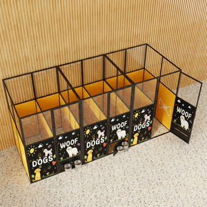 Ticari Köpek Kafesi Paslanmaz Çelik Modüler Köpek Kulübesi Sistemi (Evcil Hayvan Dükkanı ve Barınakları için) - Product Image 4
