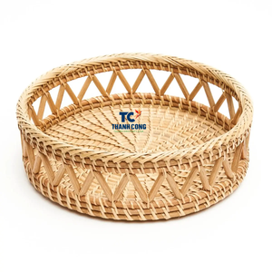Wholesale Factory in Vietnam Cheap Price Natural Handmade Sustainable Serving <b>Trays</b> for <b>Bathroom</b> Living Room Thanh Cong Crafts - Product Image 1