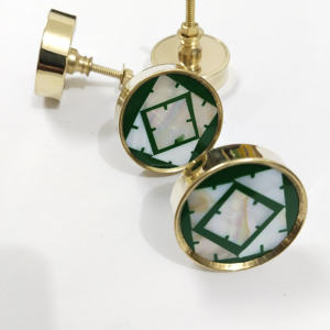 Perillas de latón sin cortar de nácar, accesorios de Hardware hechos a mano de la mejor calidad, perillas de puerta de cocina de cajón, fregona de latón - Product Image 6