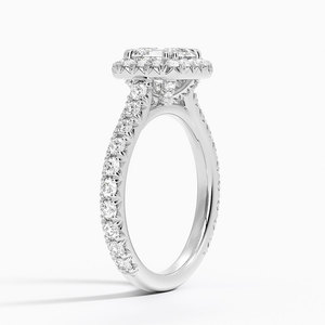แหวน BOJ รุ่น 0127 ทรง Asscher เงินแท้ 925 ประดับเพชรโมอิสซาไนต์ทรงเดี่ยว 2 กะรัต สี D ความสะอาด VVS1 ฝังแบบ Prong Setting สไตล์ฝรั่งเศส หรูหรา ได้รับการรับรองจาก GRA - Product Image 3