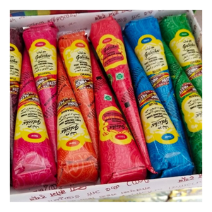 Conos y Tubos de Henna de Colores en Oferta, Henna Temporal Multicolor, Fácil de Usar, Empaque a Granel para Bodas, Ceremonias y Eventos Nupciales - Product Image 1