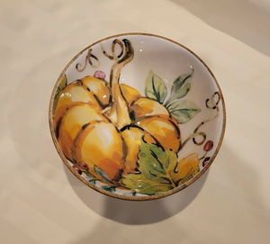 Bol artisanal en bois avec impression florale émaillée, excellente qualité, bol de service en bois à prix abordable - Product Image 6