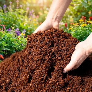 Poudre de gâteau de neem 100 % pure, engrais organique à base de graines de neem pour l'agriculture, l'horticulture, l'agriculture biologique et l'amélioration des sols, Inde - Product Image 1