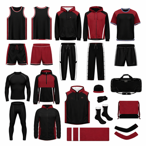 Kit de basketball de performance supérieure avec technologie anti-humidité et conception en tissu respirant de qualité supérieure - Product Image 1