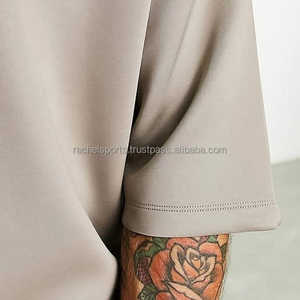 2025 grande taille hommes été T-Shirt 100% coton blanc solide col rond manches courtes décontracté conception vierge - Product Image 3