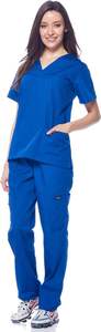 High Quality Unisex Medical Scrubs <b>Set</b> All-Season Hospital Uniforms with Custom Logo Jogger Pants and Top for <b>Doctors</b> Nurses - Product Image 2