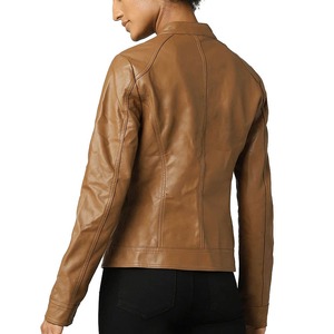 แจ็คเก็ตหนังแฟชั่นผู้หญิงคุณภาพสูงสั่งตัดไซส์ได้ ขายดี - Product Image 6