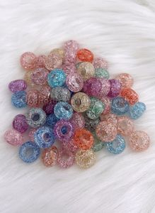 Perles en résine multicolores à motif tourbillonnant, perles en acrylique, perles en plastique lucite en vrac pour la fabrication de bijoux, perles en résine - Product Image 5