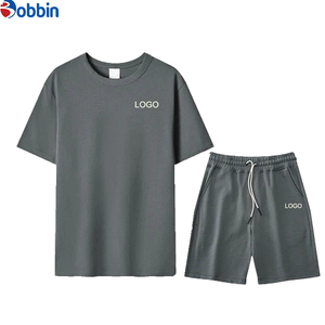 Ensemble décontracté unisexe, tenue décontractée, ensemble court confortable et respirant, nouvelle collection d'été, ensemble de jogging sur mesure pour hommes, taille plus - Product Image 1