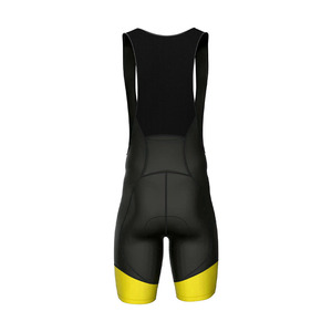 Pantalones Cortos de Ciclismo para Hombre, Negros con Paneles Amarillos, Ropa Deportiva Transpirable - Product Image 6