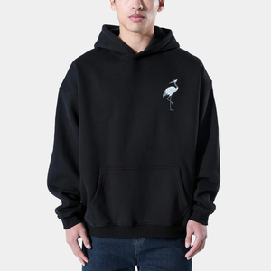 เสื้อฮู้ดดี้ผ้าฝ้ายสีดำปักลายตามสั่ง |   เสื้อสเวตเชิ้ตแบบหนา |   ฉลากสินค้าส่วนตัวแบบ OEM |   ผู้ผลิตสินค้า ODM ขายส่ง - Product Image 3