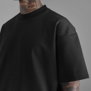 เสื้อยืดคอกลมแขนสั้นผู้ชายสุดหรู ผ้าฝ้าย 100% ลายเรียบ-ออกแบบได้ตามต้องการ แห้งเร็ว ระบายอากาศดี ทรงปกติ สวมใส่สบาย - Product Image 2